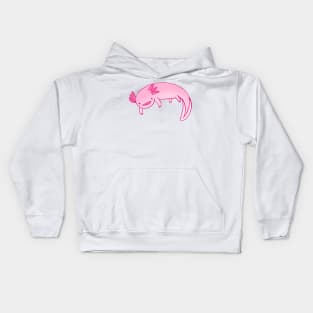 Cartoon axolotl Kids Hoodie